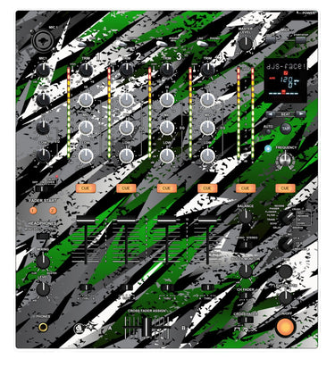 Pioneer DJ DJM 700 Skin Sparkasm Green